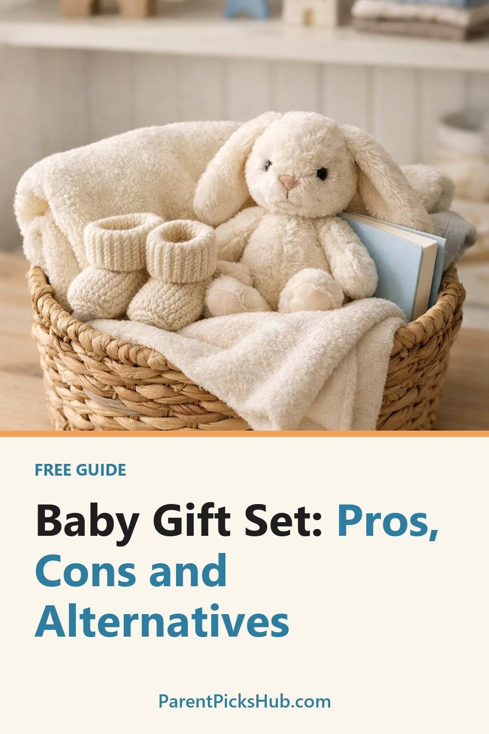 Baby Gift Set: Pros, Cons and Alternatives. The list includes Ready-made sets, Build your own, Clothing sets.